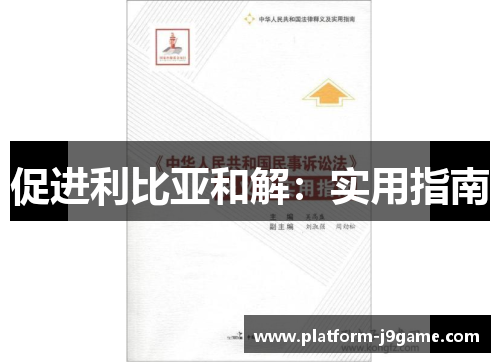 促进利比亚和解:实用指南 促进利比亚和解:实用指南